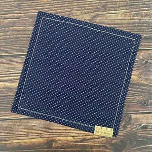 Navy Polka Dot