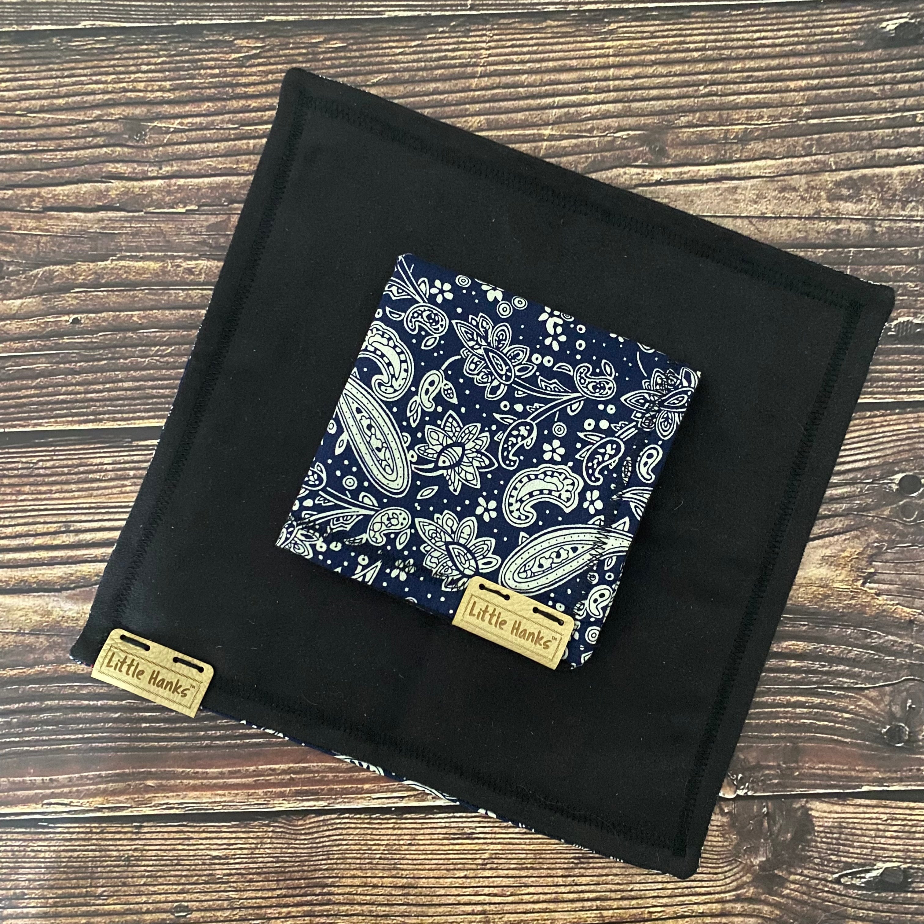 Navy Paisley