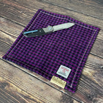 Load image into Gallery viewer, Harris Tweed - Purple Houndstooth
