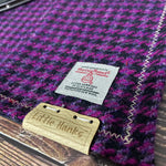 Load image into Gallery viewer, Harris Tweed - Purple Houndstooth
